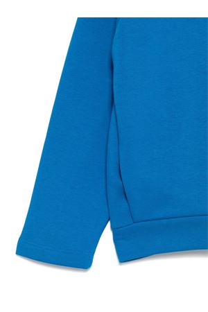 Felpa con cappuccio in cotone blu DOUUOD KIDS | DV4P90Z0879664